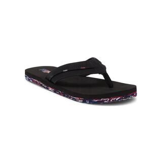 Flojos Kona Men Flip Flops Size 12 Black Sandal New